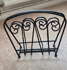 Vintage Mid Century Wire Magazine /Album Rack