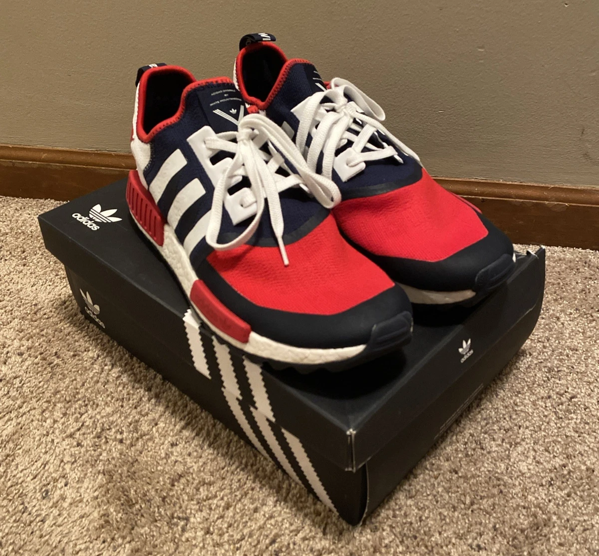 White Mountaineering x Adidas NMD Trail Red Navy BA7519 Men\'s Size 10 Size 6 - White Mountaineering x adidas NMD Trail Red Navy  main image 3