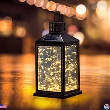 SUNWIND Solar Lantern Lights – Waterproof Hanging Lamp with 40 Warm White LEDs
