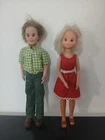 Pair Barbie Happy Family The Sunshine Family Mattel 1973 Vintage Dolls
