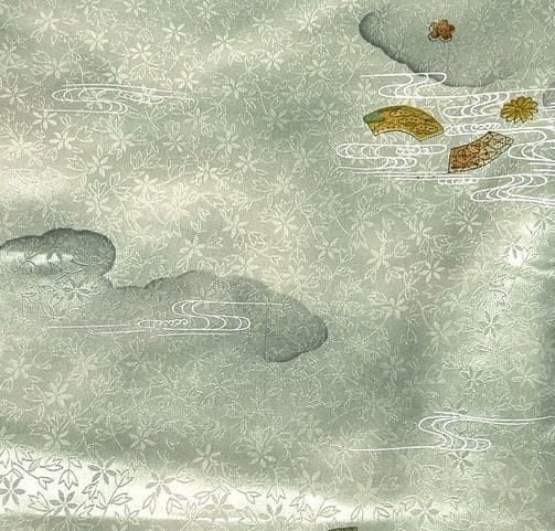 Pp1247 Washable Kimono Small Pattern Lining Poly … - image 4