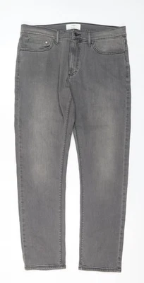 Marks and Spencer Men's Grey Slim Fit Denim Jeans 34W 31L - Image 1 of 3