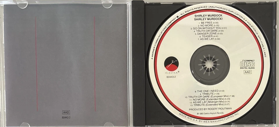 Shirley Murdock - Same- Original RAR USA Elektra CD 1985 - ZAPP Roger Troutman - Bild 2 von 4