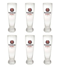 6x Paulaner  Bierglas Weizen 0,3l  Glas Bier Hefeweizen Gläser Weißbier