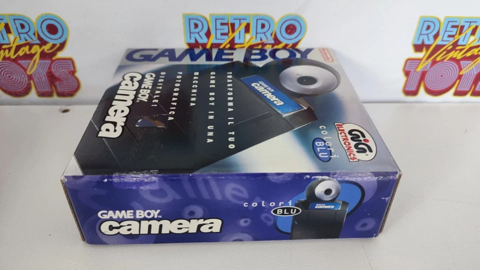 CAMERA BLUE GIG ELECTRONIC GAMEBOY NINTENDO ORIGINALE GAME BOY CLASSIC ACCESSORY - Immagine 4 di 4