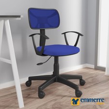 Sedia per cameretta con braccioli e ruote da scrivania casa gioco ufficio gamer