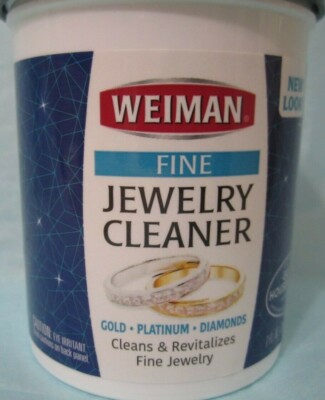Weiman Jewelry Cleaner Liquid, Restores Shine to Gold, Diamond ,Platinum Jewelry