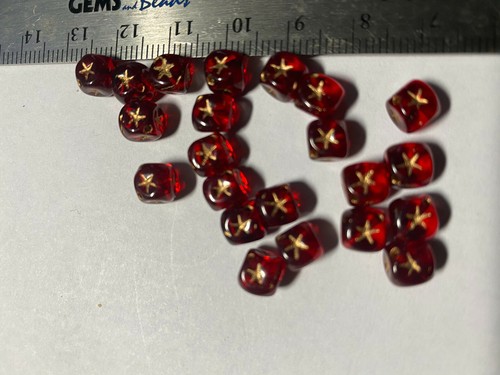 Czech Heart Beads Czech Star Beads Czech Moon Beads ****UPICK*** - Picture 38 of 74