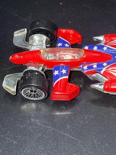 HOT WHEELS 2000 JET THREAT STARS AND STRIPES RED Malaysia - Picture 9 of 11