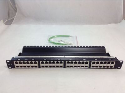 TXM CAT6 48-Port Patch / Feed Thru Panel Shielded / 1RU / 19'' - MFG Warranty