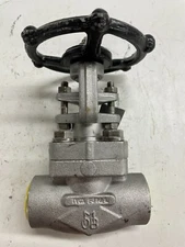 OMB 810 NACE Forged Stainless Steel Gate Valve 1" 800 Socket Weld Ends Trim #12