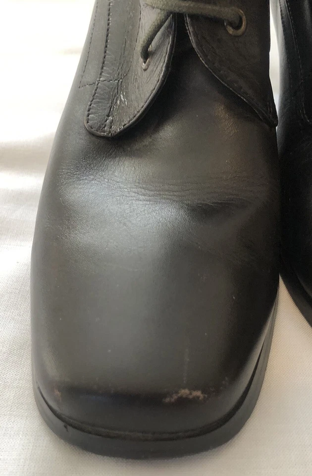 Coldwater Creek Women’s Leather Lace Up Steampunk Cosplay Brown Boots Size 6.5 - Image 4 of 4