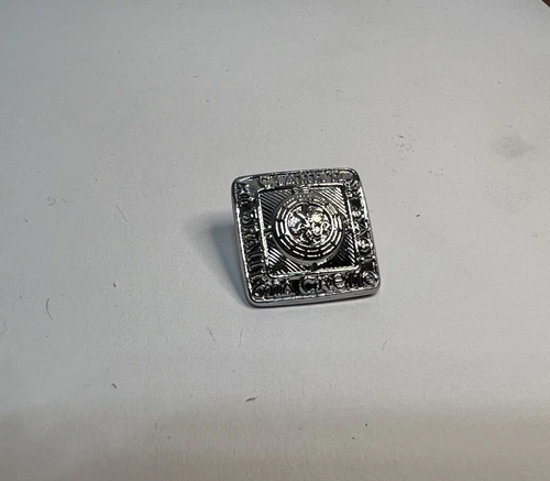 25 Vintage Silver Chrome Uniform Buttons Waterbury Co. Highland Dress  #1
