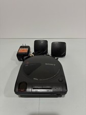 Sony CD Player D-160 w/ Mount Speakers Tested Works