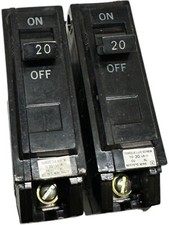 GE 1 Pole 20A Circuit Breaker LOT OF 2  SALE 