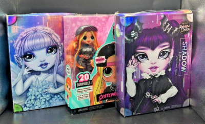 Lot 3 Shadow High Rainbow Costume Ball Special Editon OMG Skatepark QT Dolls NEW
