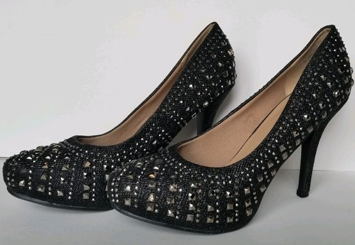 size 10 black heels