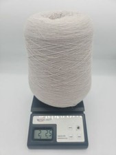 Large Vintage Cone Spool Yarn Spool Off White or Light Tan Color 2lb 2.5oz