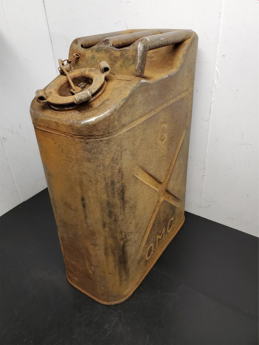 CONCO ICC 5L 20-5-51 Military Metal US Army Jerry Gas Jug Green