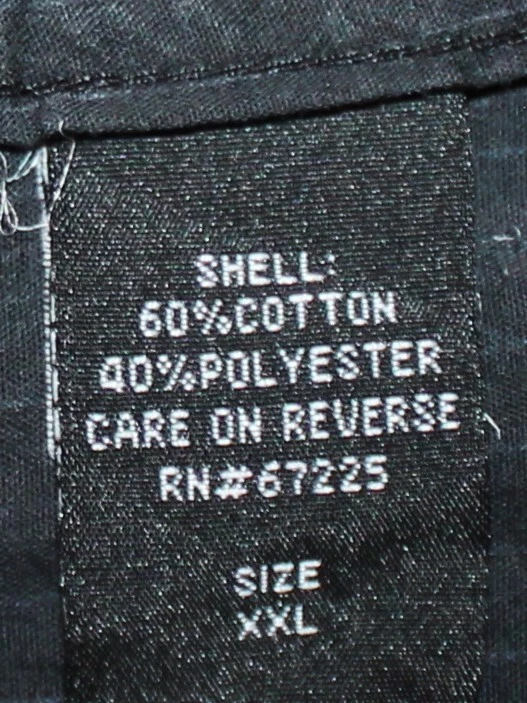 Ocean Current 2X Black Striped Button Front Shirt - Image 4 of 4