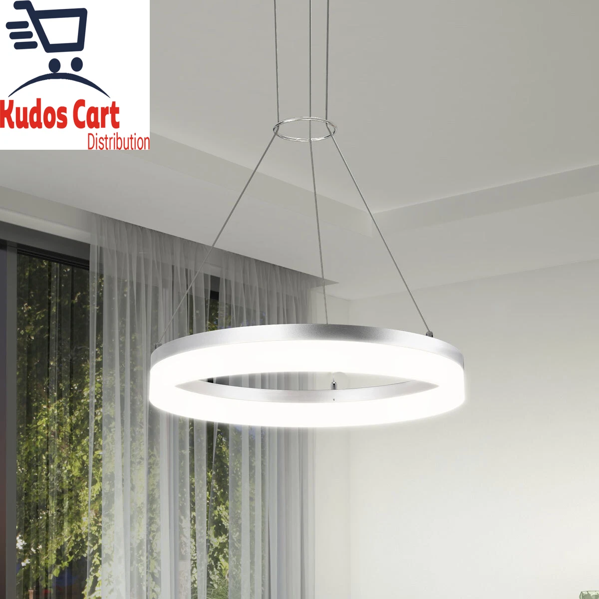 Artika led optical studio chandelier light fixture deals