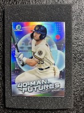 2021 Bowman Chrome Baseball 40-Man Futures #8 Garrett Mitchell Milwaukee Brewers