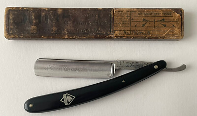 Vintage Puma 88 5/8 Special Straight Razor in Box Sollinge Germany