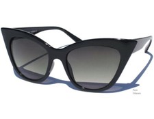 Black Cat Eye Sunglasses Retro Classic Vintage Design Women's Fashion Shades