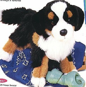 stuffed bernese mountain dog