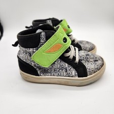 Star Wars Kids Toddler Sneakers The Mandalorian Size 8 High Top Baby Yoda
