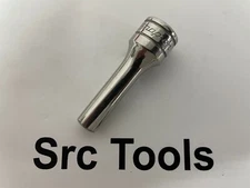 Snap-On Tools USA NICE 3/8" Drive 6 Point 1/4" SAE Deep Chrome Socket SFS081
