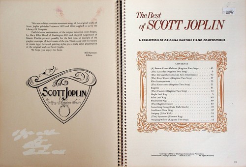 Ragtime Piano Best Of Scott Joplin Song Sheet Music Book - Picture 2 of 7