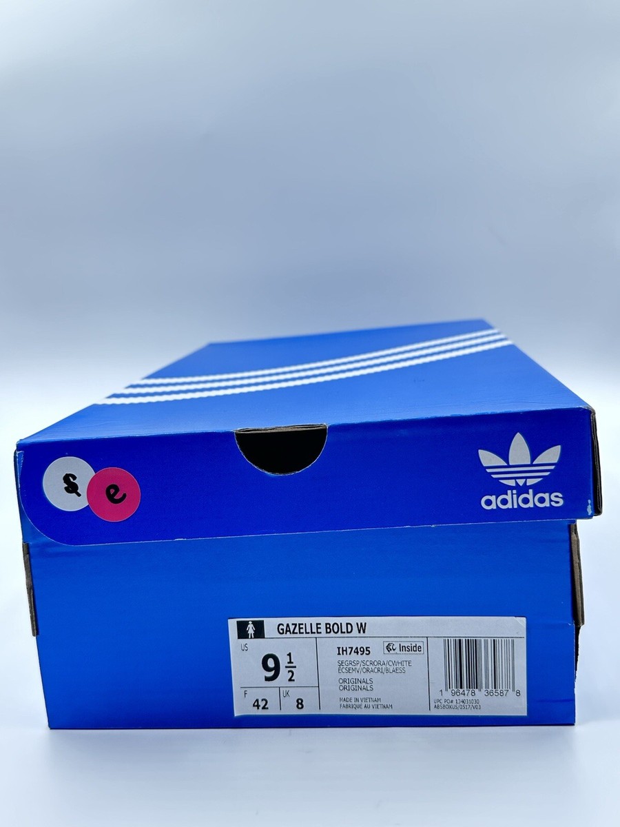 Adidas Women's Gazelle Bold Sizes 5.5-11 Green Spark