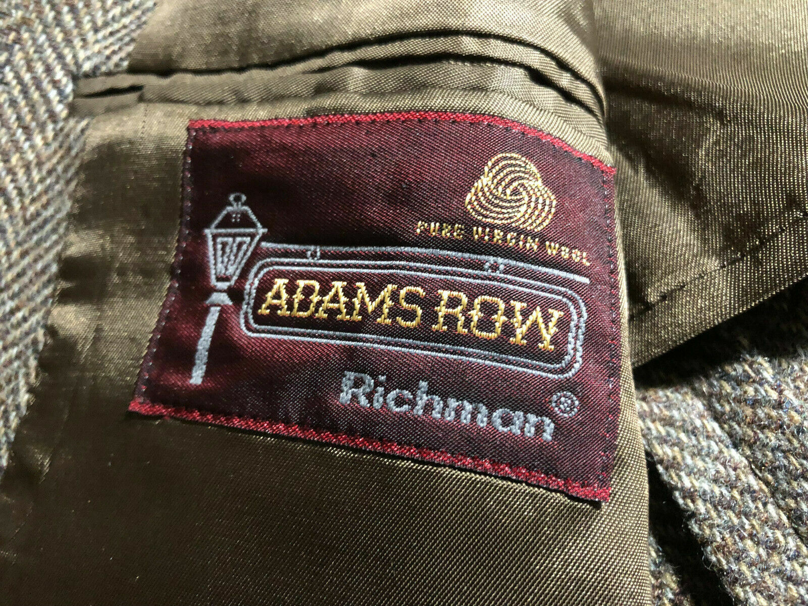 FILA VINTAGE ADAMS ROW LANA TWEED BLAZER GIACCA CAPPOTTO SPORTIVO TAGLIA 42