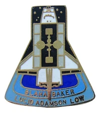 PIN Winco OFFICIAL NASA Space Shuttle STS-43 ATLANTIS vtg Cloisonne Lucid