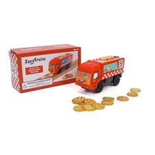 Pete-Za Motorized Train for Wooden Track - Pizza Themed Battery Operated Train
