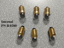 6 - 1449 AKA 616-3 Bulbs for Lionel 221,1654,1656,1665,1666,6403b Repair Parts