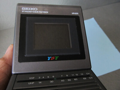 Vintage Seiko LVD-202 TFT Pocket Color Television TV w/Backlight