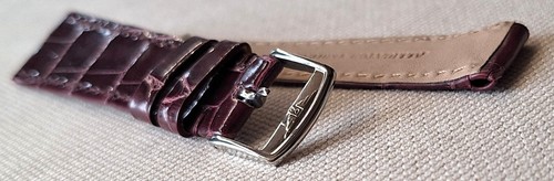 LONGINES CINTURINO ORIGINAL STRAP CLASSIC mm. 20 + STEEL BUCKLE - Imagen 5 de 5