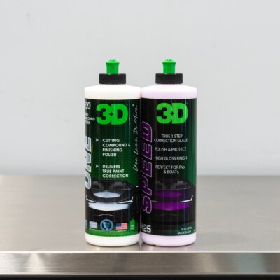 3D Speed & One 16oz Combo | One Step Polish Compound and All In One Kit