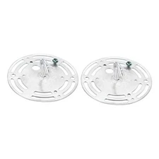 PATIKIL 4" Light Fixture Mounting Bracket, 2 Pack Light Crossbar Circle 