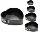 5 Piece Heart Shape Cake Tin Set 20/22/24/26/28 cm – Non-Stick Baking Tins