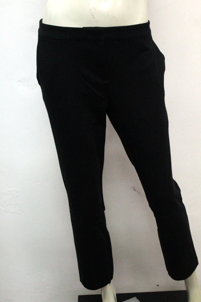 Liu Jo Woman Pantalone Size 44 Jeans Black Pant Trousers Regular Logo Woman - Image 4 of 4