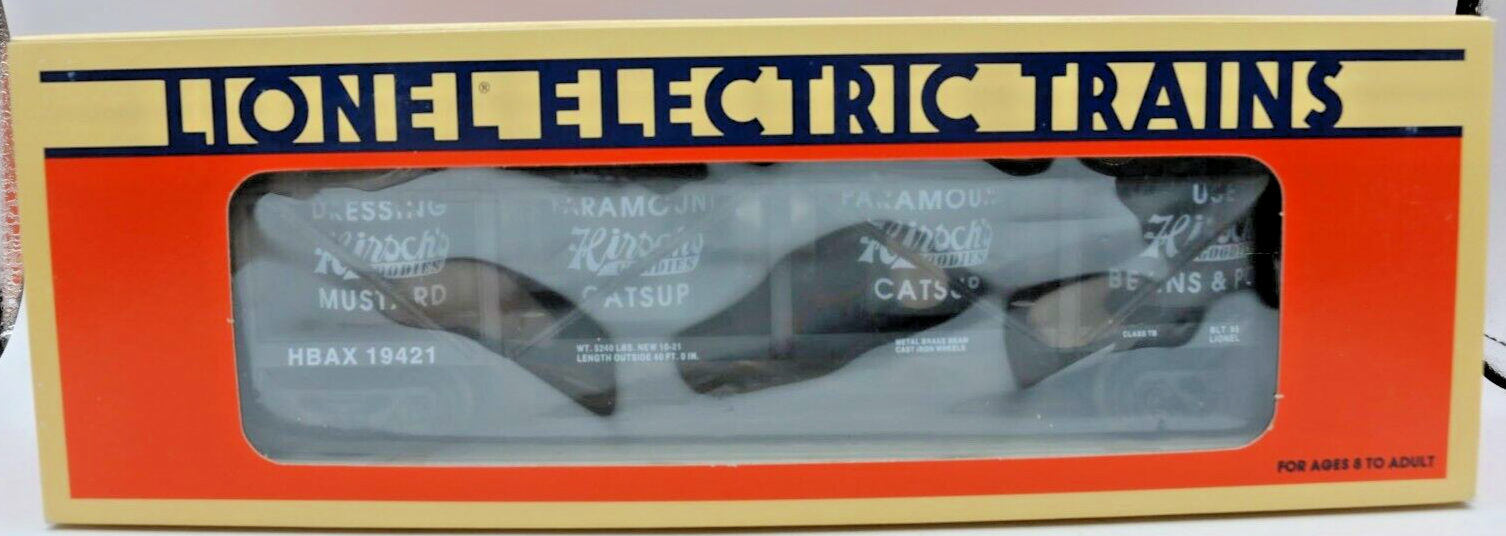 LIONEL Hirsch Bros. Vat Car 6-19421 O27 New In Box Cond Original Box 1995 NIB RR