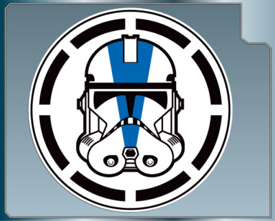501st CLONE TROOPER Helmet Vinyl Decal #2 Car Star Wars Sticker Vader's  Fist