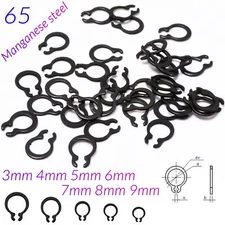 External Circlips Retaining Rings Snap CirClip for Shafts 3mm - 9mm DIN 471