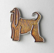 AFGAN HOUND DOG CANINE LAPEL PIN BADGE 3/4 INCH
