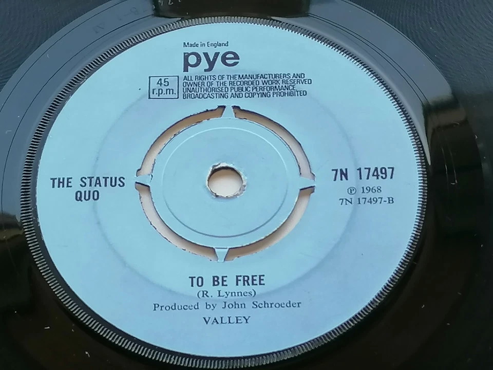 STATUS QUO  ORIG 1968 UK 45   BLACK VEILS OF MELANCHOLY - Image 3 of 4