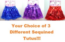 Princess Expressions Tutu Ballet Tulle Sequins Skirt Dance Costume Girls New