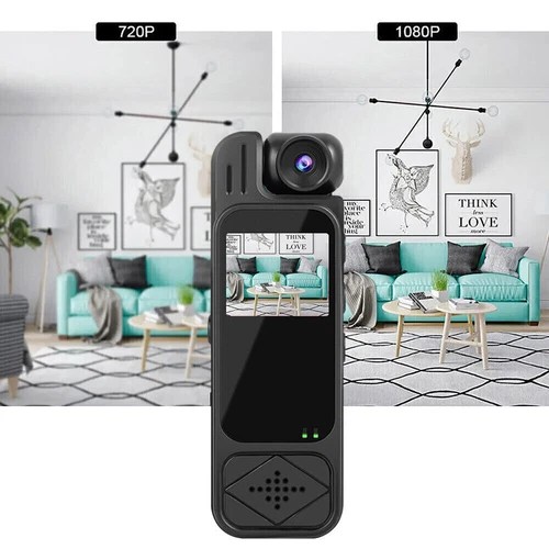 20 Hour 1080P Camcorder Mini Police Body Camera HD 180° Video DVR IR Night Cam - Picture 16 of 23